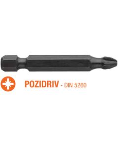 Насадка викруткова Pozidriv PZ2 x 50 мм Torsion, 10 шт, USH Industry, фото  | SNABZHENIE.com.ua