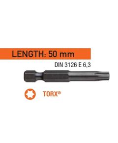 Насадка TORX T15 x 50 мм, подовжена, 10 шт, USH Industry, фото  | SNABZHENIE.com.ua