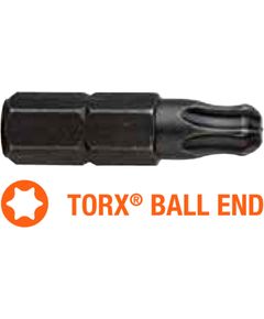Насадка TORX T20K 25 мм BallEnd, уп. 5 шт, фото  | SNABZHENIE.com.ua