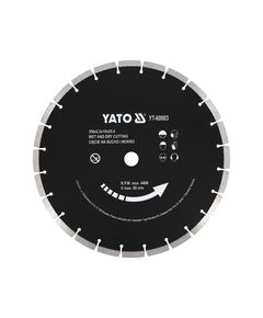 Диск алмазний сегментний YATO 350x25,4 мм для бетону, t=3,4 мм, фото  | SNABZHENIE.com.ua