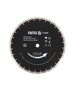 Диск алмазный сегментный YATO 400x25,4 мм, t=3,6 мм, фото  | SNABZHENIE.com.ua