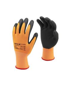 Рабочие рукавицы нейлоновые с нитрилом YATO, размер 10 YT-74756, фото  | SNABZHENIE.com.ua
