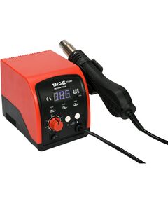 Фен-станція YATO 750 Вт, 100-500 &deg;C, LCD, 4 насадки, 120 л/хв, фото  | SNABZHENIE.com.ua