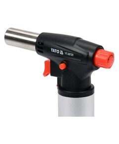 Газовая горелка YATO 200 Вт, расход 13,1 г/ч, с емкостью YT-36725, фото  | SNABZHENIE.com.ua