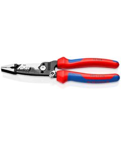 Багатофункціональні кліщі для електромонтажних робіт KNIPEX 13 72 8, фото  | SNABZHENIE.com.ua