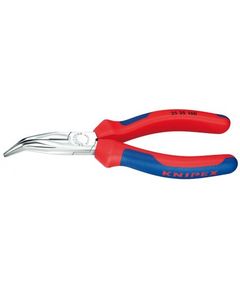 Плоскі круглогубці з ріжучими крайками KNIPEX 25 25 160, фото  | SNABZHENIE.com.ua