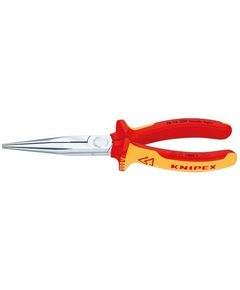 Плоскі круглогубці з ріжучими крайками KNIPEX 26 16 200, фото  | SNABZHENIE.com.ua