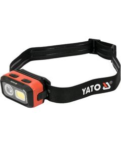 Ліхтар YATO COB, 500 Лм, з датчиком руху, на чоло, 3x AAA YT-08593, фото  | SNABZHENIE.com.ua