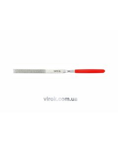 Надфіль алмазний YATO плоский, l = 140/50 мм, b = 3 мм [120/1200], фото  | SNABZHENIE.com.ua