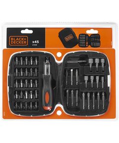 Набор бит BLACK+DECKER A7039 - 39 предметов, фото  | SNABZHENIE.com.ua