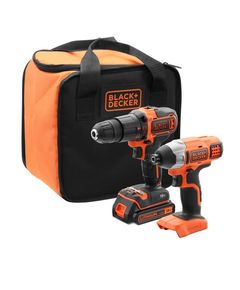 Набор инструментов BLACK+DECKER BCK21S1S, фото  | SNABZHENIE.com.ua