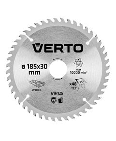 Диск отрезной VERTO 185x30 мм, 48 зубьев, фото  | SNABZHENIE.com.ua