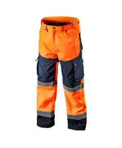 Сигнальные рабочие брюки softshell, оранжевые, размер L NEO (81-751-L), фото  | SNABZHENIE.com.ua