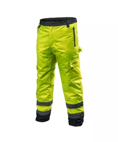 Сигнальные утепленные рабочие брюки, желтые, размер L NEO (81-760-L), фото  | SNABZHENIE.com.ua