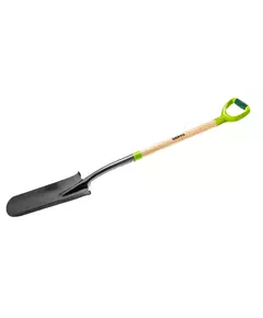 Лопата для саженцев, деревянный черенок, пластмассовая ручка VERTO (15G014), фото  | SNABZHENIE.com.ua