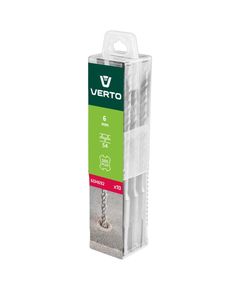 Свердло по бетону SDS Plus 6x160 мм, S4, 10 шт. VERTO 60H692, фото  | SNABZHENIE.com.ua
