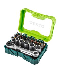 Набір викруткових наконечників 24 шт., 25 mm - PH, PZ, SL, HEX, T VERTO 66H624, фото  | SNABZHENIE.com.ua