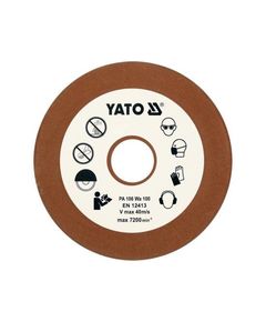 Диск точильный YATO для цепей Ø108 мм, t=3,2 мм, G100, керамика, фото  | SNABZHENIE.com.ua