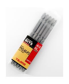 Набір біт TAJIMA PH2-65-P3 65 мм (3 шт.) двосторонні, фото  | SNABZHENIE.com.ua