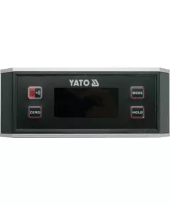 Уровень электронный з дисплеем YATO: l=  150 мм. з магнитом, питание от 2х 1,5 В батарейки ААА, фото  | SNABZHENIE.com.ua