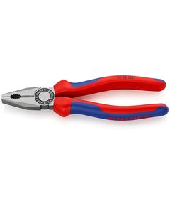 Плоскогубці комбіновані KNIPEX 03 02 180, фото  | SNABZHENIE.com.ua
