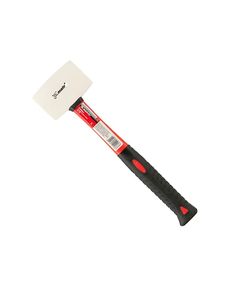 Киянка резинова 450 г, біла, з фібрагласовою рукояткою MATRIX, фото  | SNABZHENIE.com.ua
