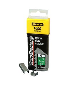 Скобы Heavy Duty G 6 мм, 1000 шт, STANLEY, фото  | SNABZHENIE.com.ua