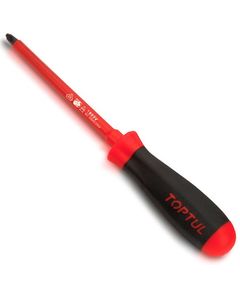 Изолированная отвертка крестовая PH1 100 мм 1000V TOPTUL FBEB0110, фото  | SNABZHENIE.com.ua