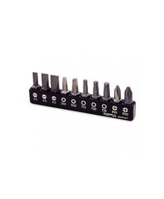 Набор бит TOPTUL GAAV1001, 10 шт. 1/4 PH, SL, Torx, SQ, фото  | SNABZHENIE.com.ua