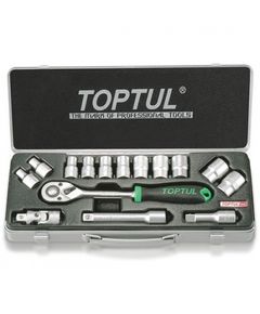 Набор инструмента TOPTUL 1/2 16 ед. (6-гранный) GCAD1601, фото  | SNABZHENIE.com.ua