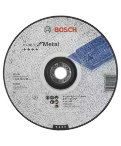 Круг обдирочный круг 230 x 6,0 x 22,23 мм по металлу, выпуклый, Expert for Metal BOSCH (2608600228), фото  | SNABZHENIE.com.ua