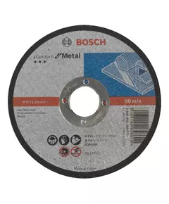 Круг отрезной 115 х 2,5 x 22,23 мм по металлу, прямой, Standard for Metal BOSCH (2608603164), фото  | SNABZHENIE.com.ua