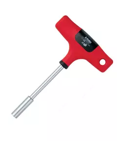 Отвертка-держатель бит Т-образная магнитная 125 мм, 2-х компонентная ручка; CrMoV сталь; хромированная FELO (33812580), фото  | SNABZHENIE.com.ua