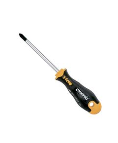 Отвертка слесарная PH1 80 мм ERGONIC хром-молибден FELO 40210210, фото  | SNABZHENIE.com.ua