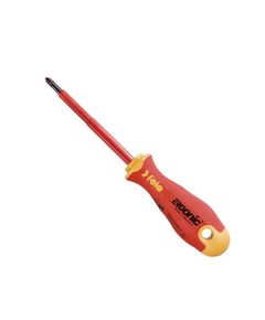 Отвертка высоковольтная 1000V PZ2, 100 мм, CrMoV сталь FELO ERGONIC, фото  | SNABZHENIE.com.ua