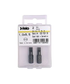 Бита TORX T20 25 мм, 1/4" C 6,3, Вох (2 шт.) FELO 02620036, фото  | SNABZHENIE.com.ua