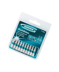 Набор бит РZ3 х 25, сталь S2, 10 шт., фото  | SNABZHENIE.com.ua