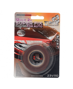 Двостороння акрилова стрічка Super Fix for Auto 12мм, 2м 23V110, фото  | SNABZHENIE.com.ua
