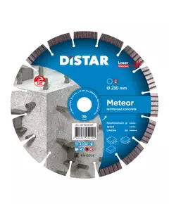 Диск алмазный отрезной сегментный DISTAR Meteor 230 x 2,6/1,8 x 22,23-16-ARPS 1A1RSS/C3-W 38 x 2,6 x 10+2 R103 (12315055017), фото  | SNABZHENIE.com.ua