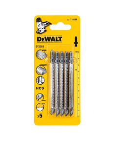 Полотно для лобзика DeWalt T 101 BR, 5 шт, обратный зуб, 40 мм, фото  | SNABZHENIE.com.ua