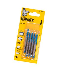 Пилка DeWalt T 127 D для лобзика по алюминию, 5 шт., фото  | SNABZHENIE.com.ua
