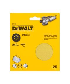 Шлифкруг 150 мм, зерно 40 для дерева/краски, 25 шт DeWalt DT3131XM, фото  | SNABZHENIE.com.ua