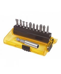 Набор бит DeWALT Extra Grip 11 шт: PZ, PH, шлицевые, держатель, фото  | SNABZHENIE.com.ua