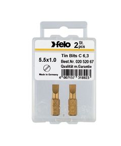 Бита PZ1 25 мм TIN 1/4" 6,3 Вох (2 шт.) FELO 02101067, фото  | SNABZHENIE.com.ua