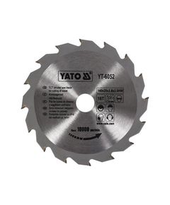 Диск пильный по дереву 140x20x2.8 мм, 16 зубьев YATO YT-6052, фото  | SNABZHENIE.com.ua