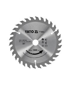 Диск пильный по дереву и пластику 140x16 мм, 30 зубьев YATO YT-6053, фото  | SNABZHENIE.com.ua