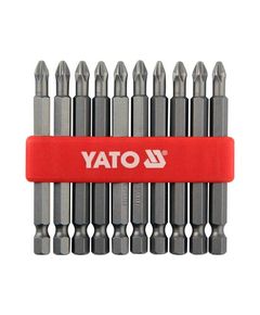 Бита PН2, 1/4, 75 мм, 10 шт. в наборе YATO (YT-0480), фото  | SNABZHENIE.com.ua