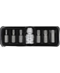 Бита TORX 30 мм с переходником ½, набор 7 шт. YATO YT-0410, фото  | SNABZHENIE.com.ua