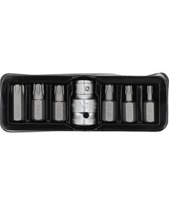 Бита TORX SECURITY + переходник ½ Т25-Т55, набор 7 шт. YATO YT-0416, фото  | SNABZHENIE.com.ua