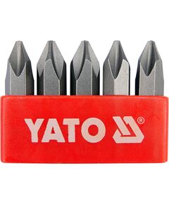 Набір ударних бит PH2 YATO 5 шт, 36 мм, квадрат 5/16 YT-2810, фото  | SNABZHENIE.com.ua